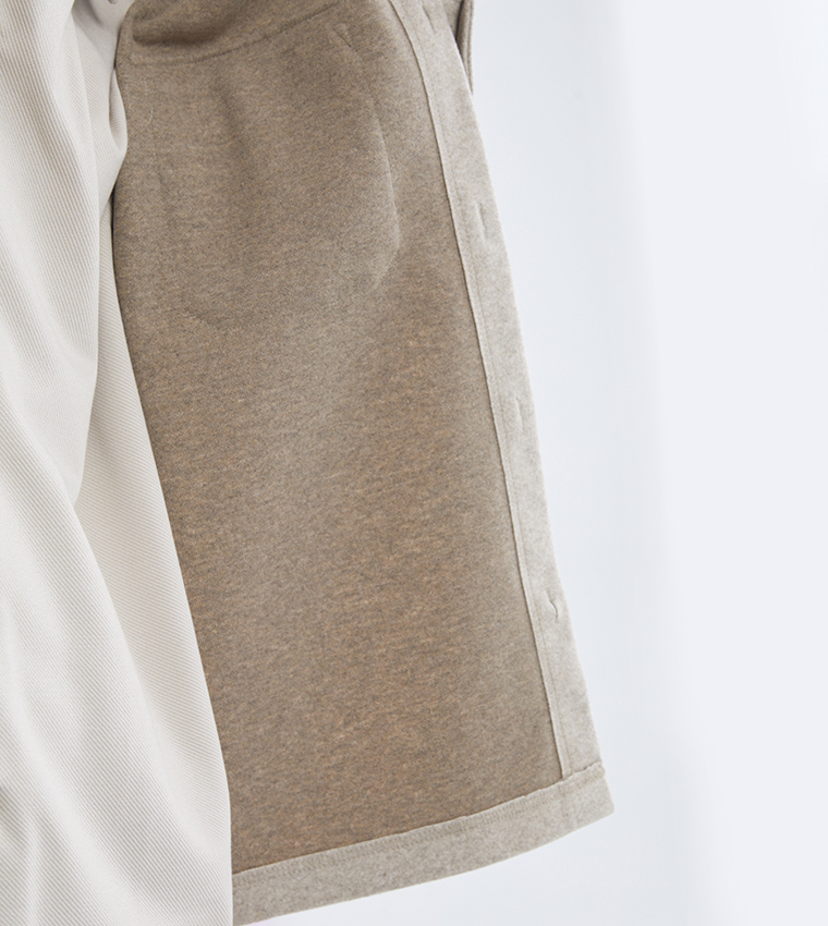 جاكيت قميص كاشيت كم طويل