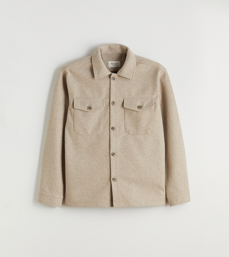 جاكيت قميص كاشيت كم طويل