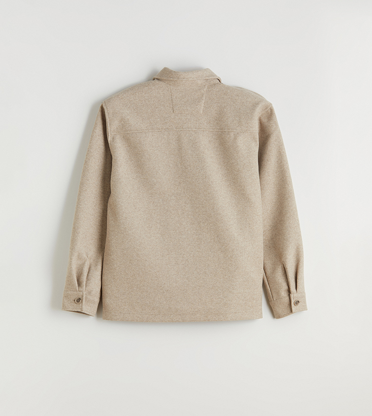 جاكيت قميص كاشيت كم طويل