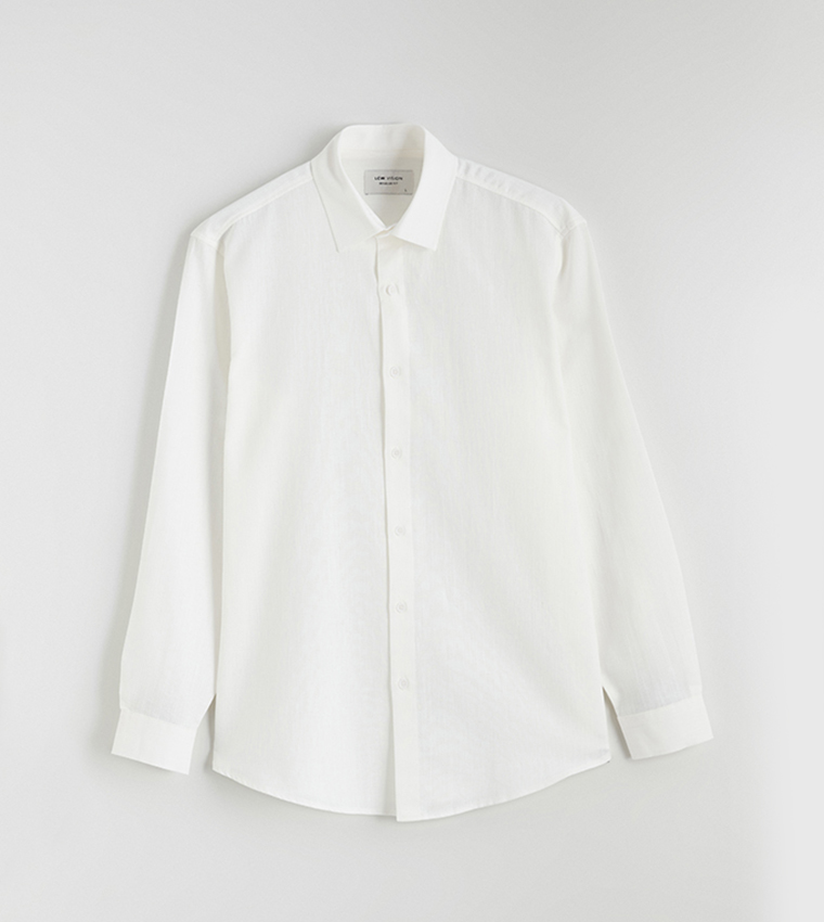 Dobby Long Sleeves Regular Fit Shirt