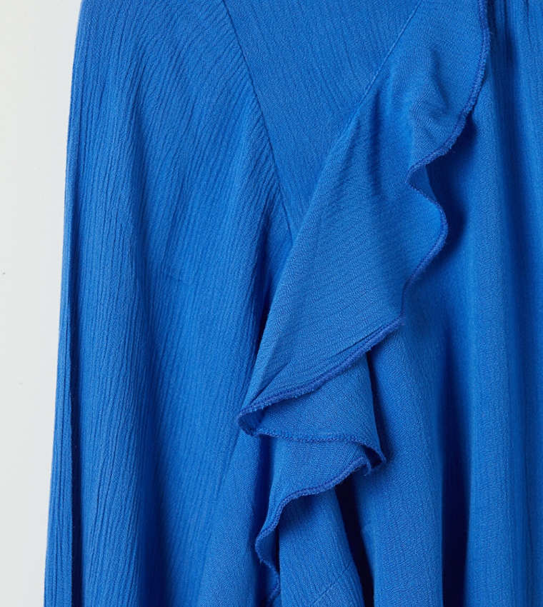 Solid Tie-Up Neck Top