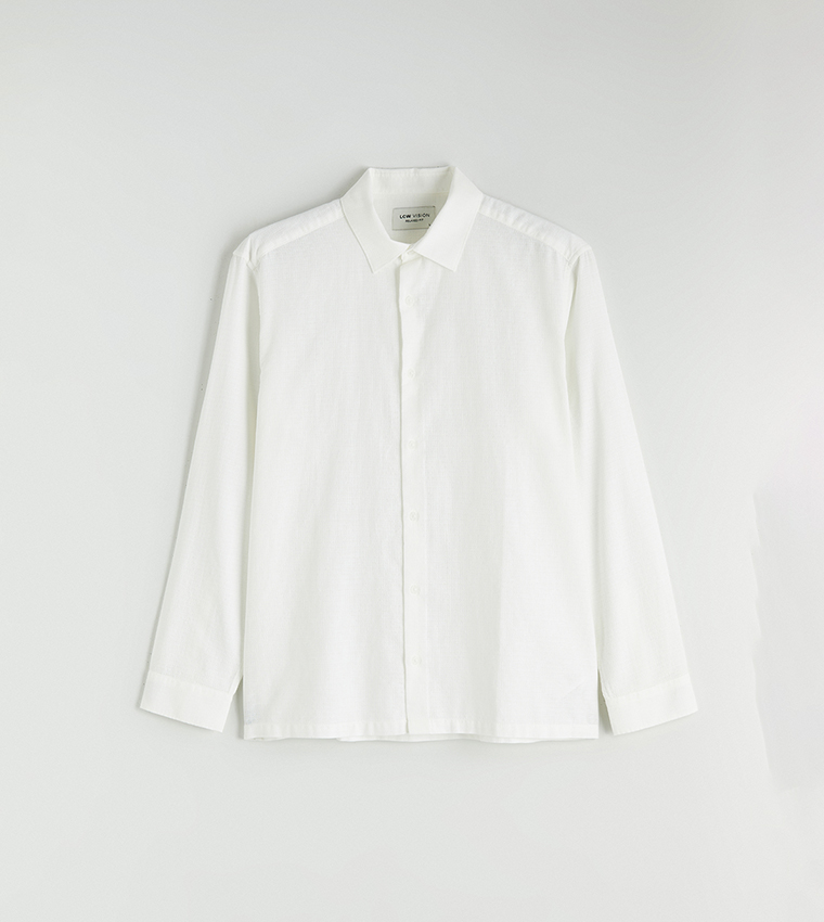 Textured Long Sleeves Casual Shirt