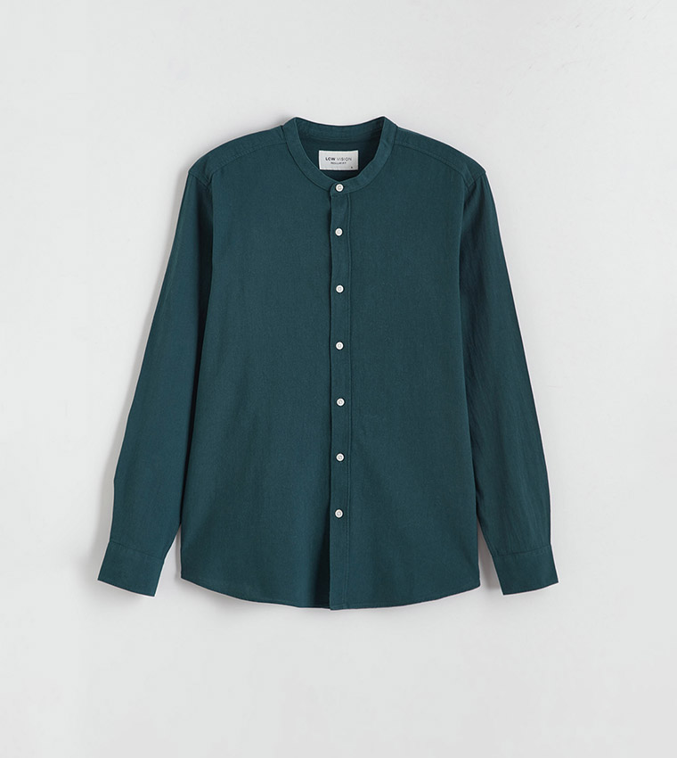 Solid Long Sleeves Casual Shirt