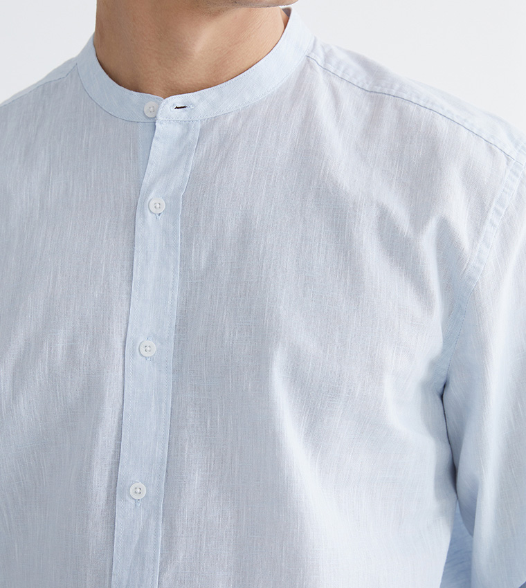 Solid Long Sleeves Casual Shirt