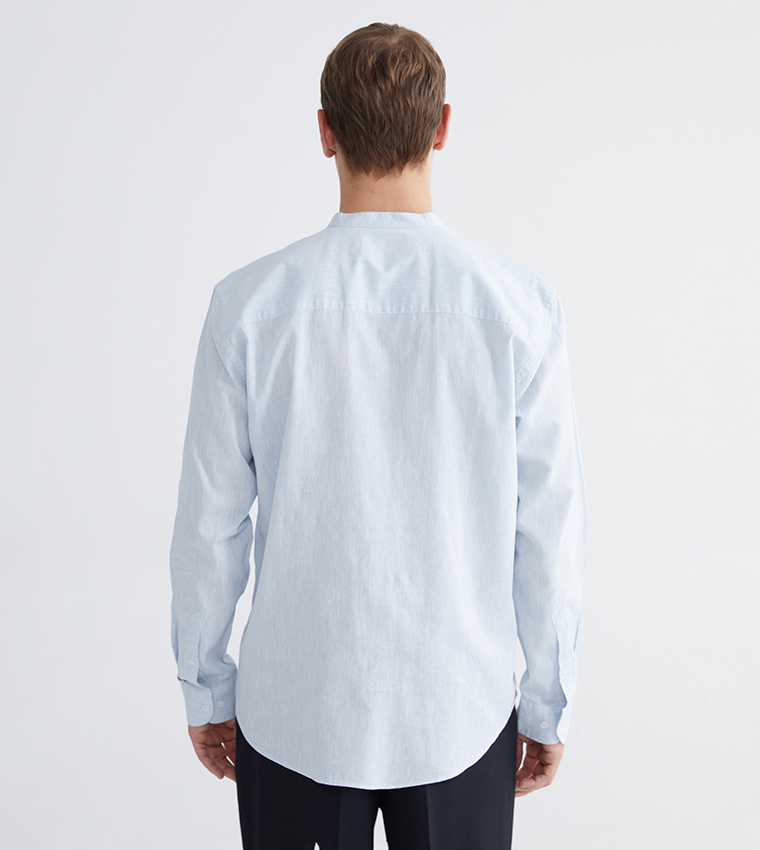 Solid Long Sleeves Casual Shirt