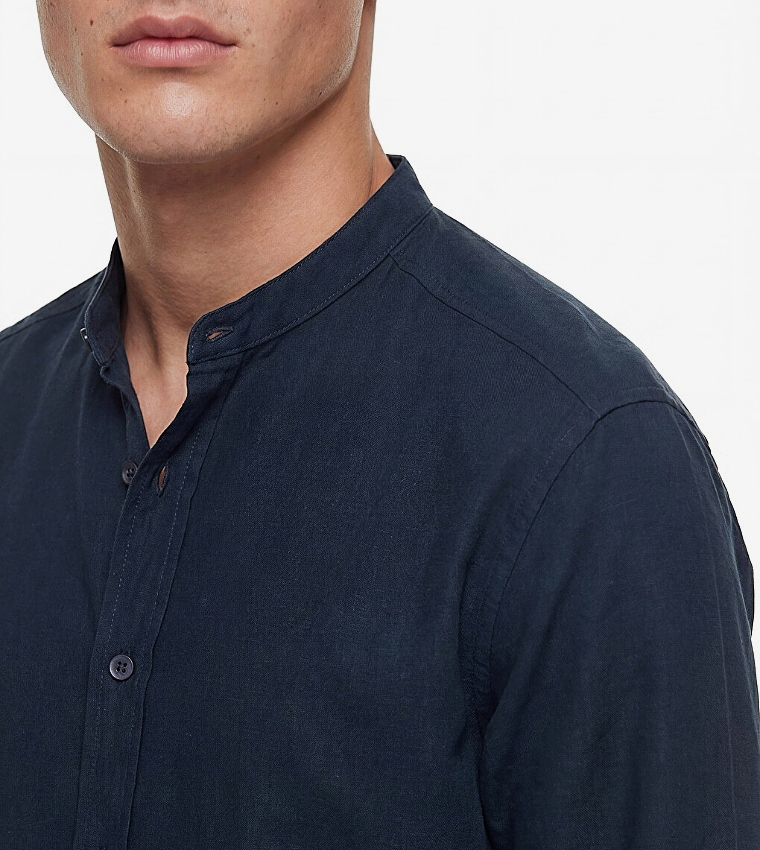 Solid Long Sleeves Shirt
