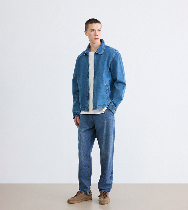 800 Washed Balloon Fit Jeans