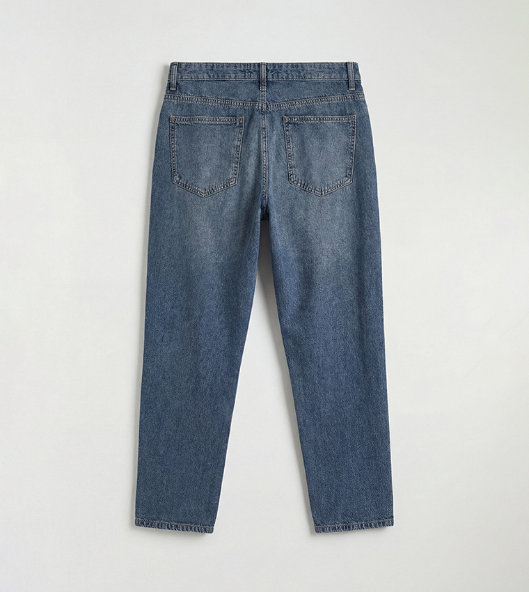 800 Washed Balloon Fit Jeans