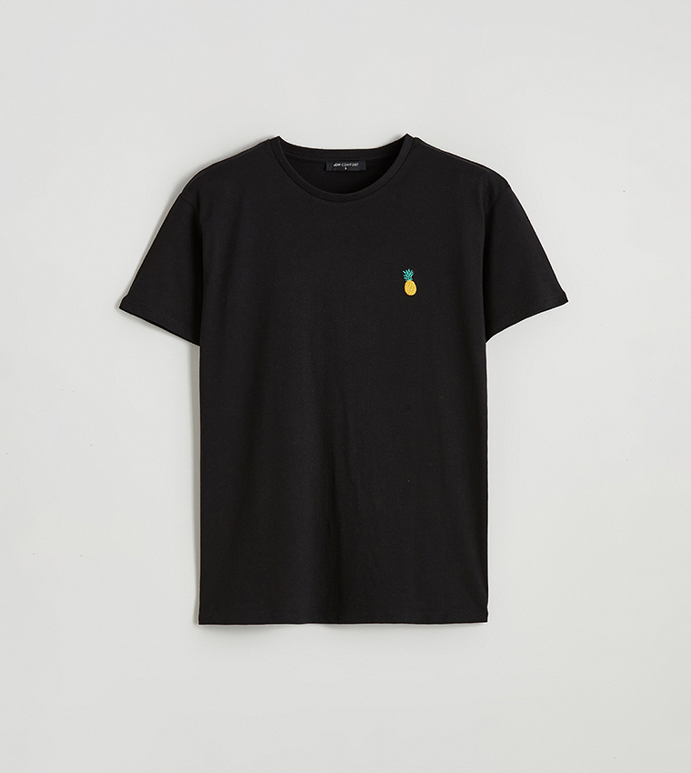 LC Waikiki  Short Sleeve T-Shirts - BLACK Short Sleeve T-Shirts
