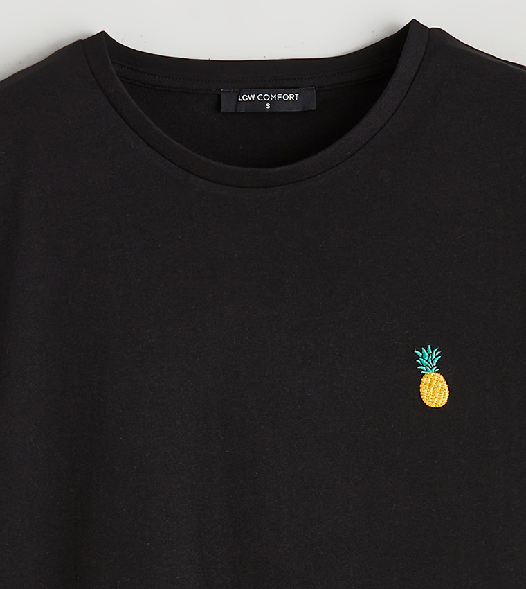 LC Waikiki  Short Sleeve T-Shirts - BLACK Short Sleeve T-Shirts