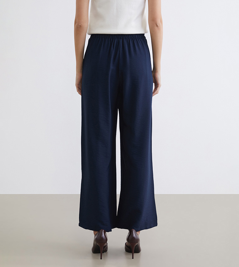 High Waist Wide Leg Trousers