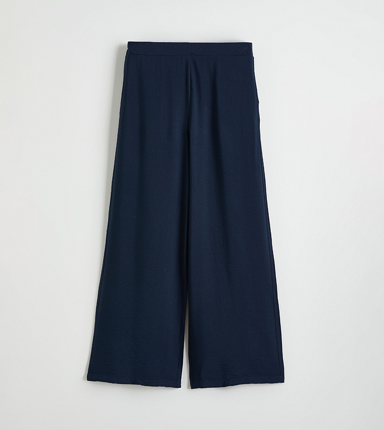 High Waist Wide Leg Trousers