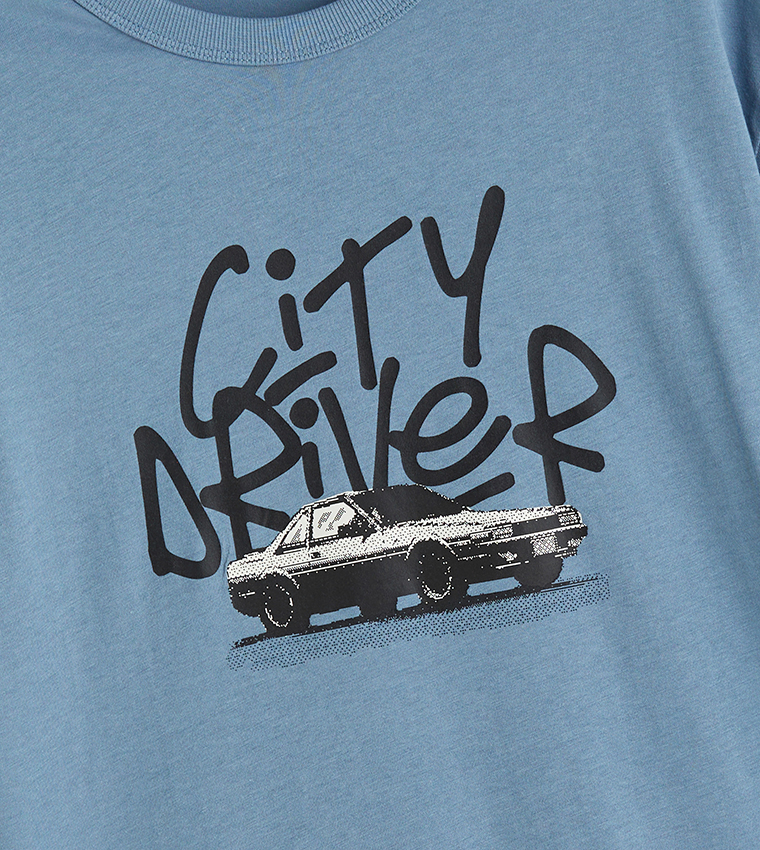 Printed Short Sleeves Casual T-Shirt