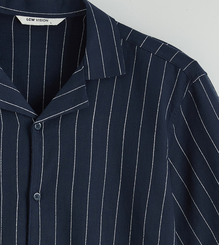 Striped Short Sleeves Casual Shirt
