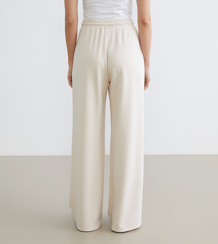 Solid Soft Touch Elastic Waist Sweatpants