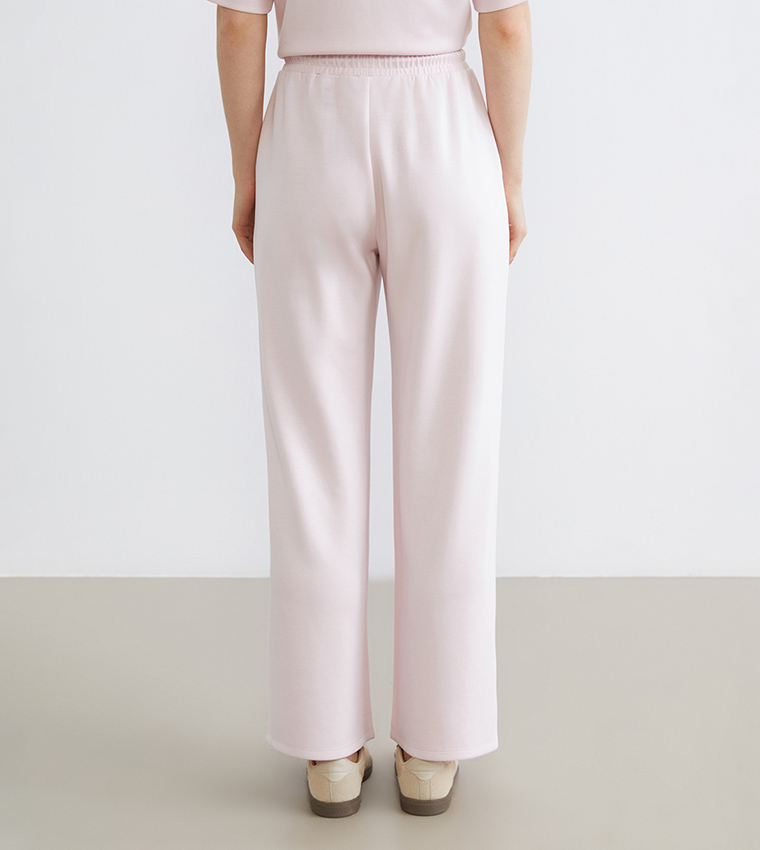 Solid Soft Touch Elastic Waist Sweatpants