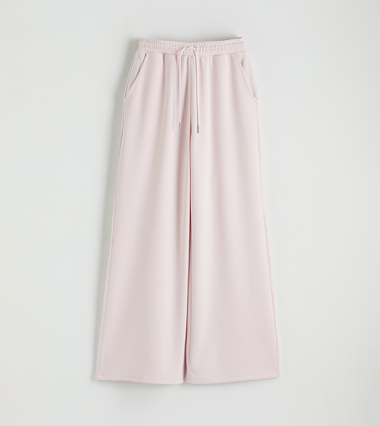 Solid Soft Touch Elastic Waist Sweatpants