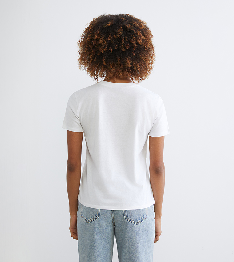 تيشيرت كاجوال بكم قصير 