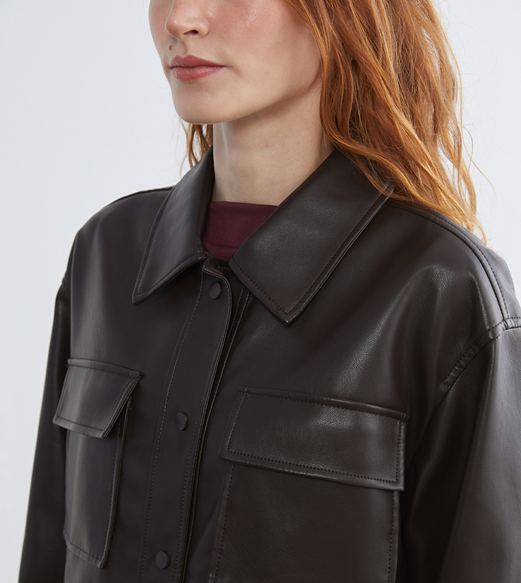 Solid Long Sleeves Jacket