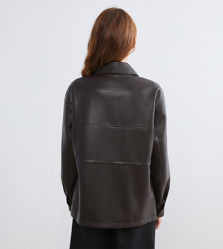 Solid Long Sleeves Jacket