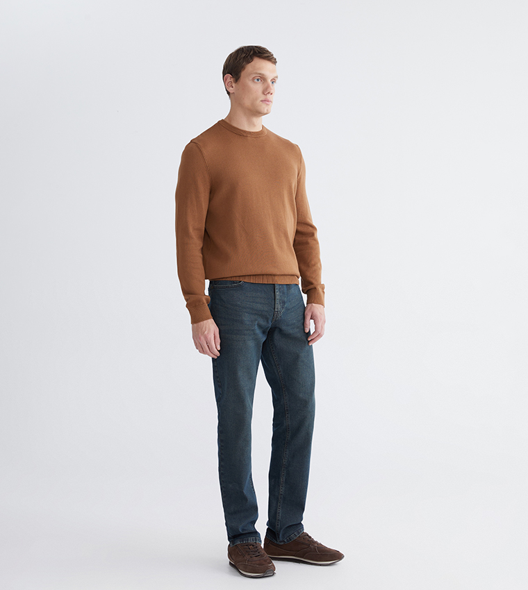 779 Washed Mid Rise Regular Ft Jeans