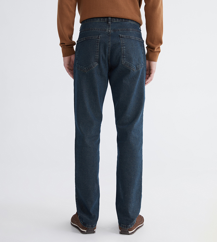 779 Washed Mid Rise Regular Ft Jeans