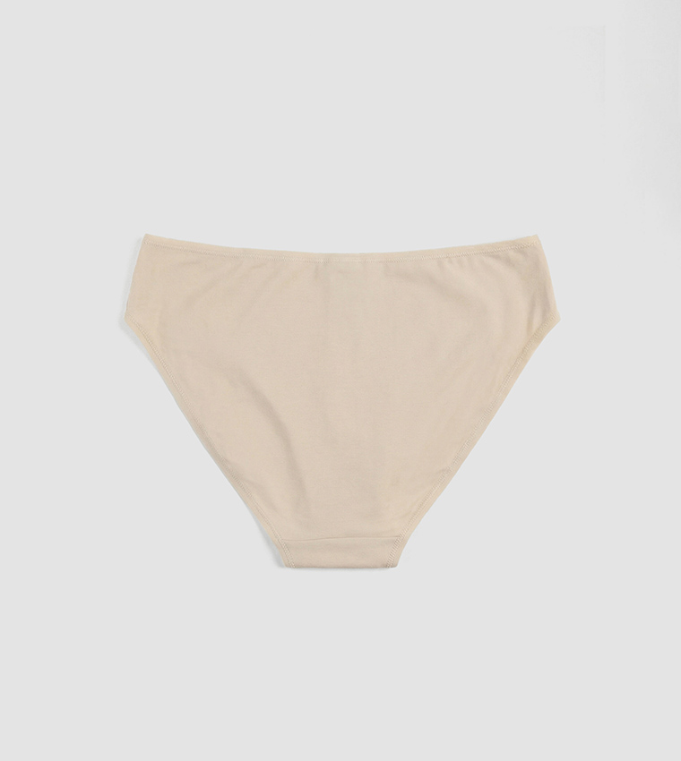 Pack of 5 Solid Hipster Briefs
