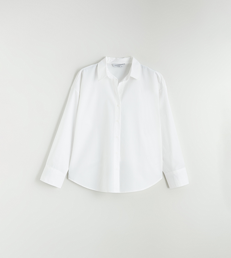 قميص أوفرسايز كم طويل 