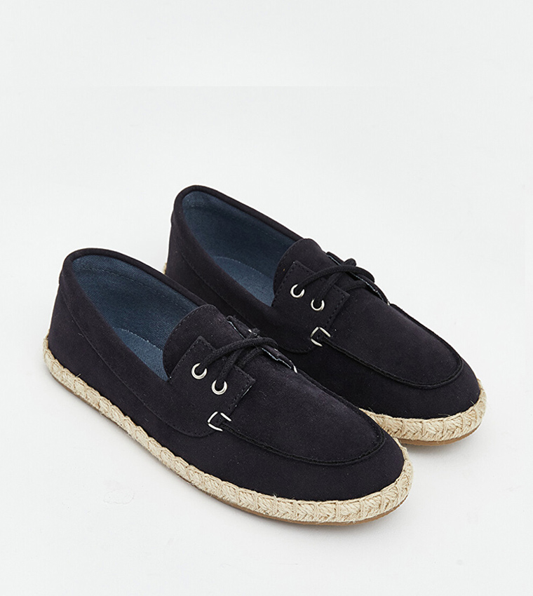 Solid Rope Sole Espadrilles