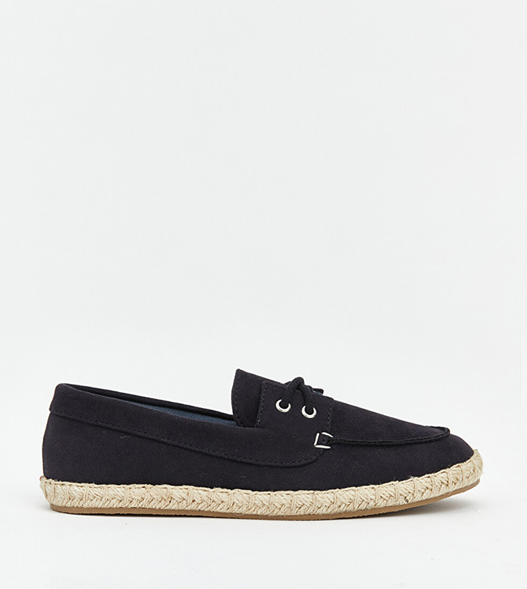 Solid Rope Sole Espadrilles