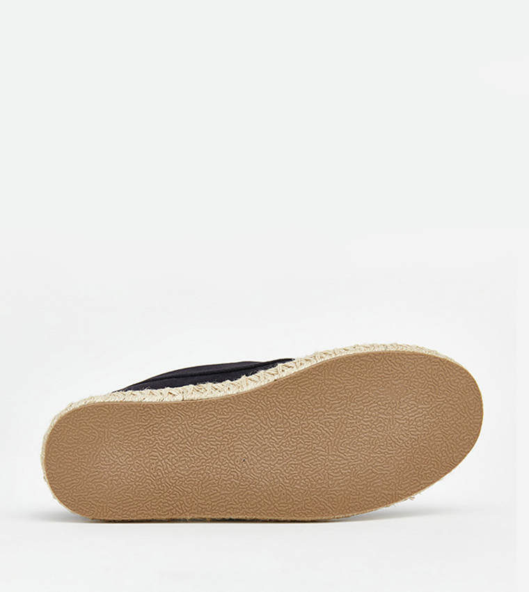 Solid Rope Sole Espadrilles