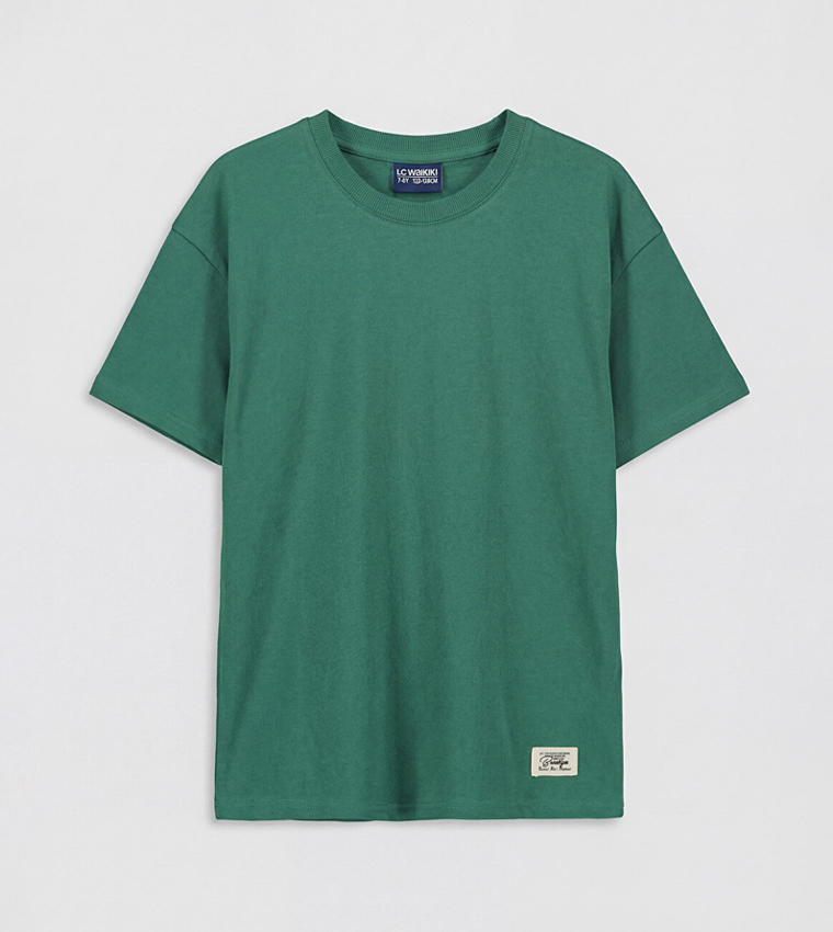 Solid Crew Neck T-Shirt