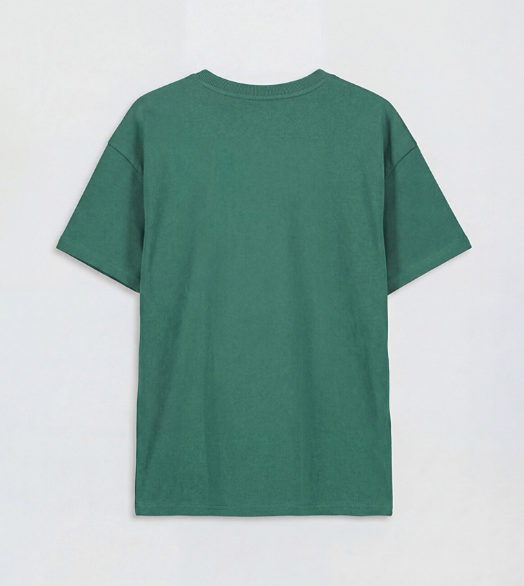 Solid Crew Neck T-Shirt