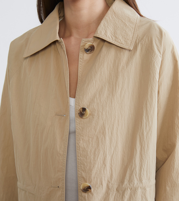 Textured Long Sleeves Jacket