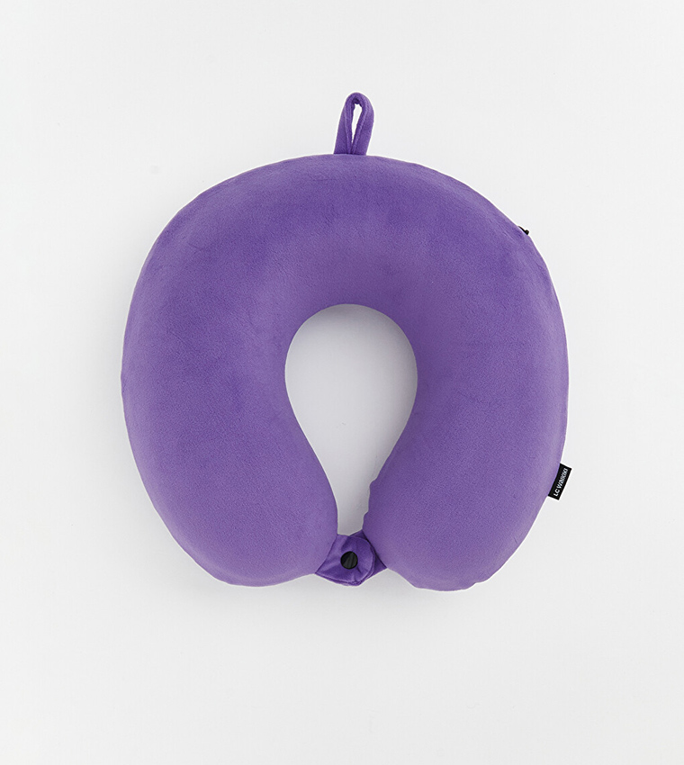 Solid Plush Neck Pillow