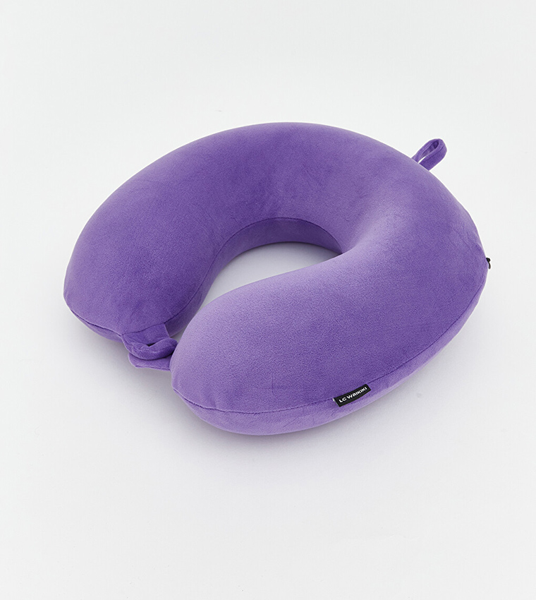 Solid Plush Neck Pillow