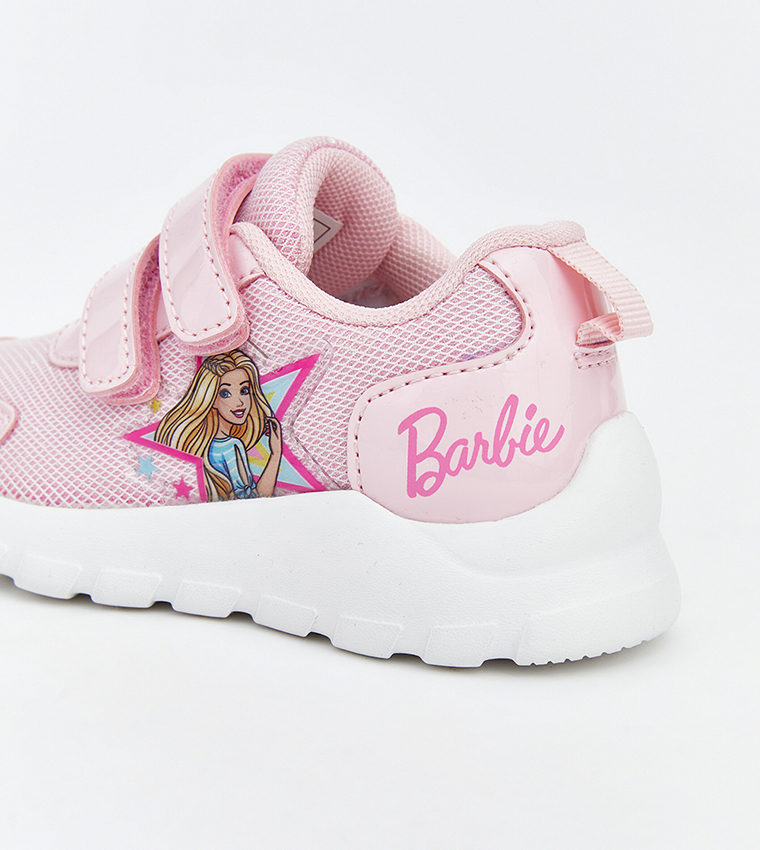 سنيكرز بطبعة باربي بحزام فليكرو 