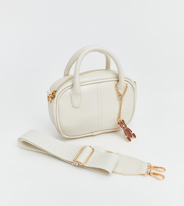 Bear Charm Zip Mini Bag