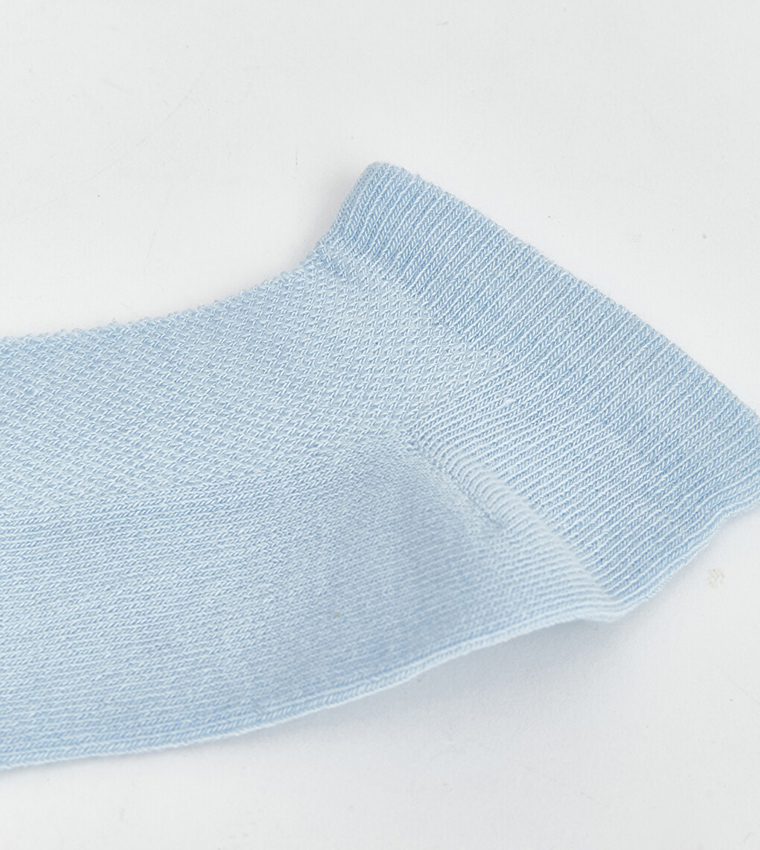 5-Pack Solid Ankle Length Socks