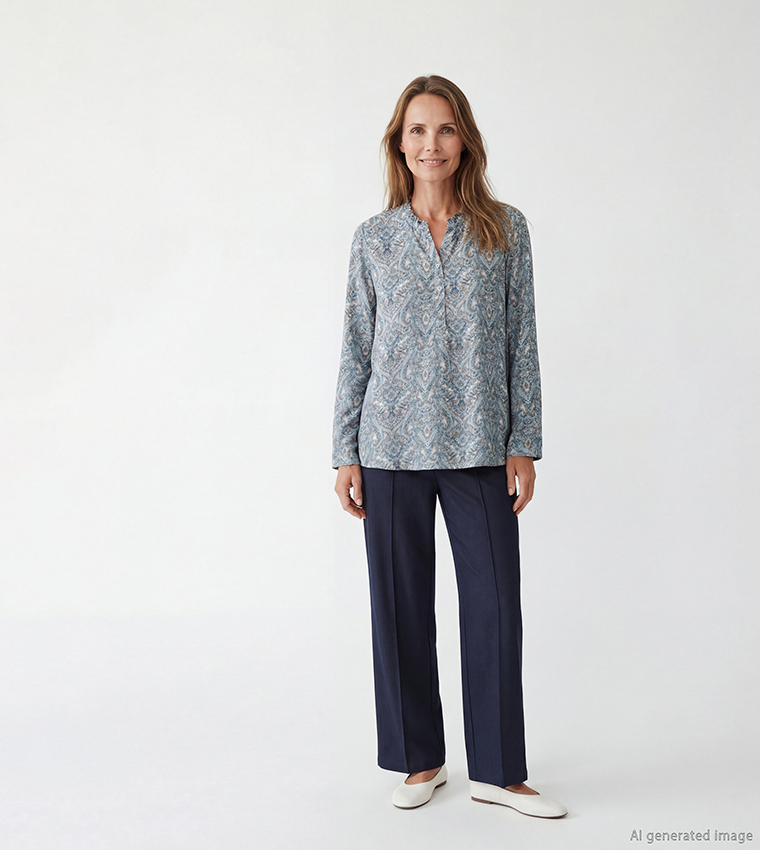 اٍل سي واي كيكي  توبات كاجوال  - أزرق Casual Tops