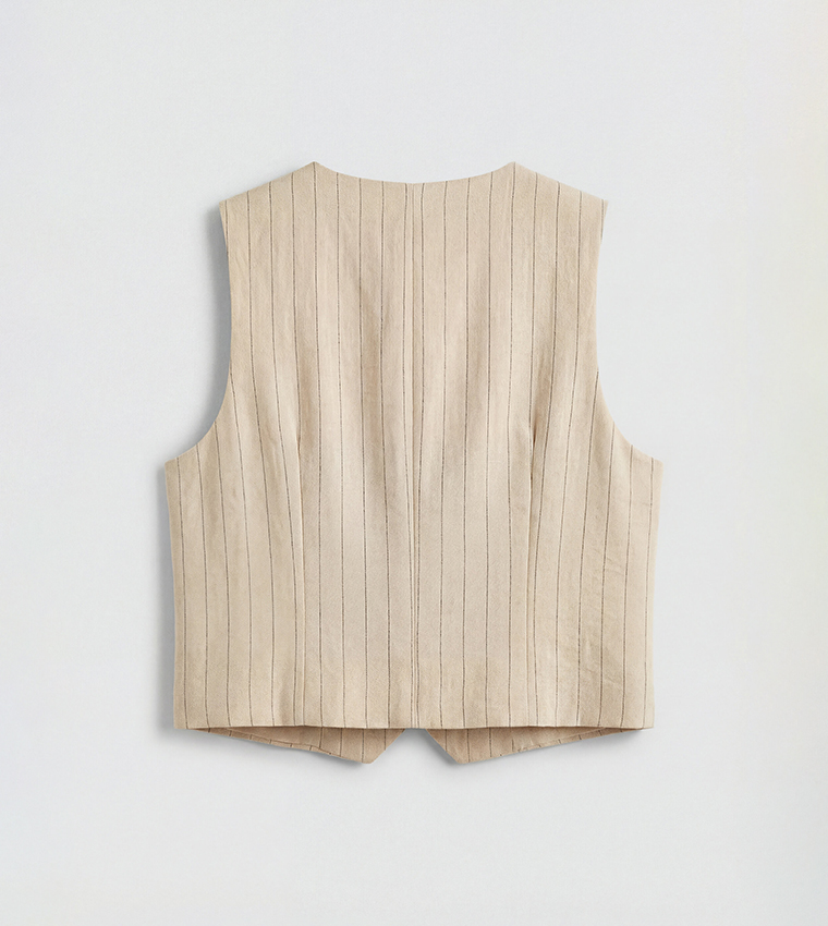 LC Waikiki  Waistcoats - Beige Waistcoats