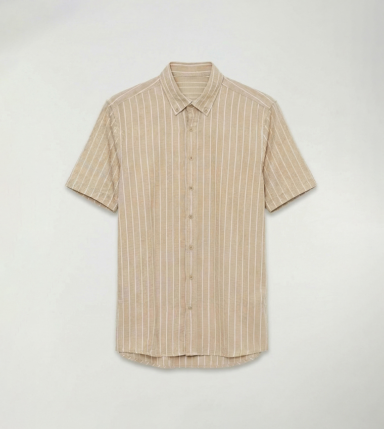 Striped Short Sleeves Shirt