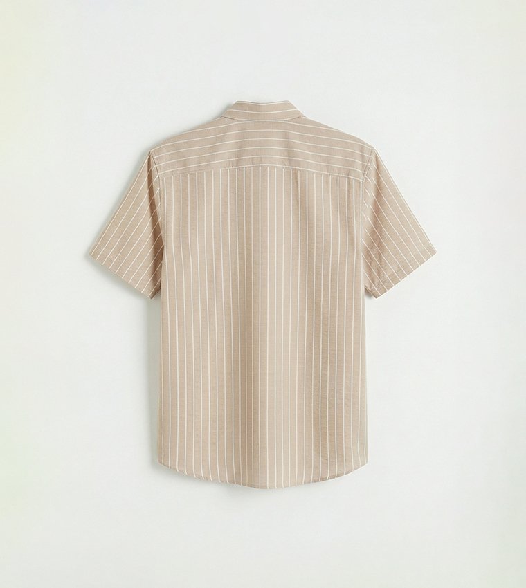 Striped Short Sleeves Shirt