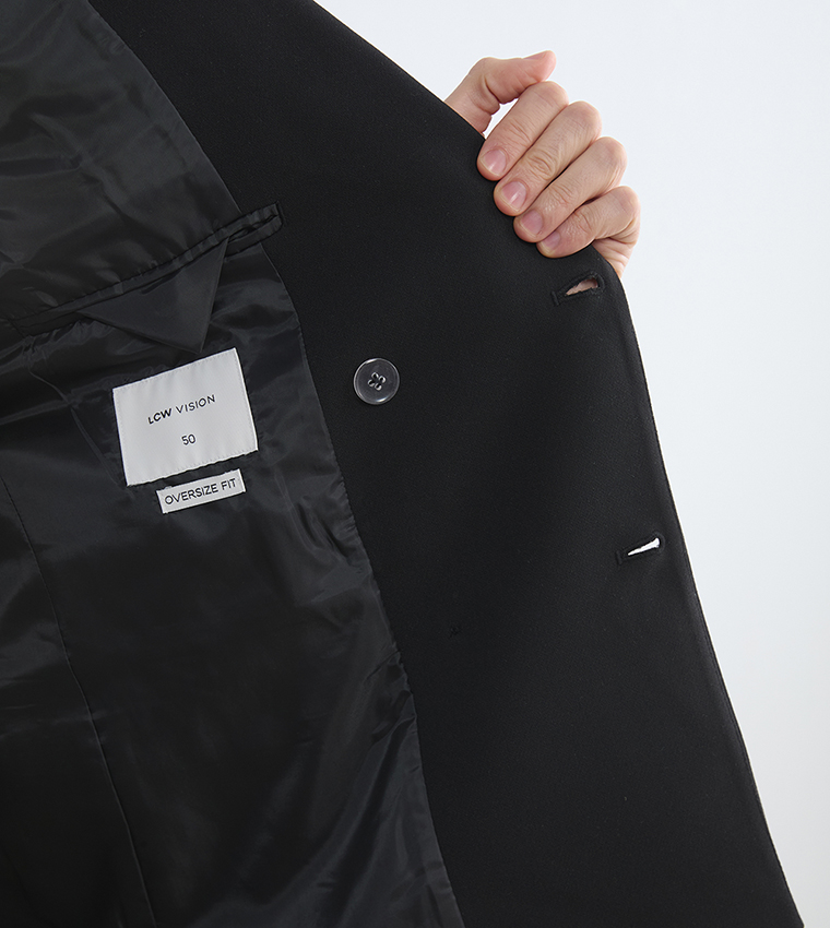 Double Breasted Lapel Collar Blazer