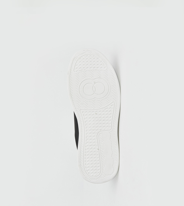 Solid Lace-Up Sneakers