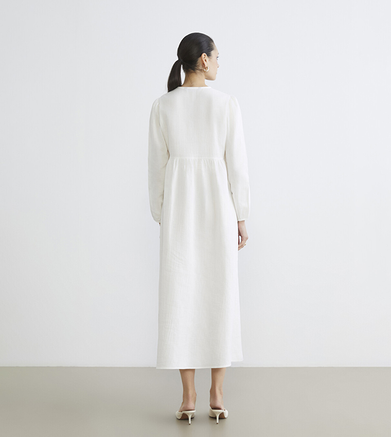 اٍل سي واي كيكي  فساتين ميدي  - أبيض Midi Dresses