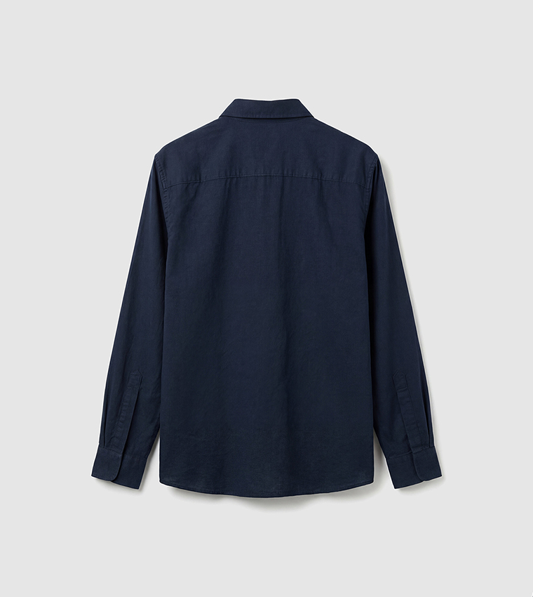 Solid Long Sleeves Casual Shirt