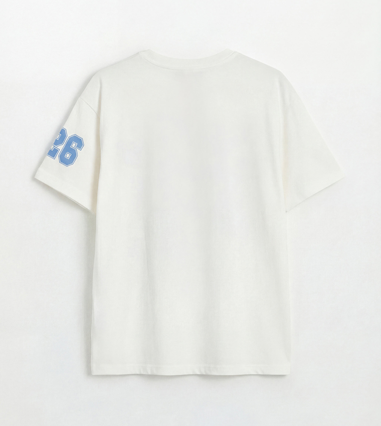 Stitch Printed Short Sleeves T-Shirt