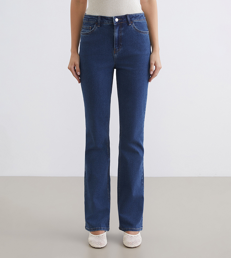 Mars High Waist Flared Jeans