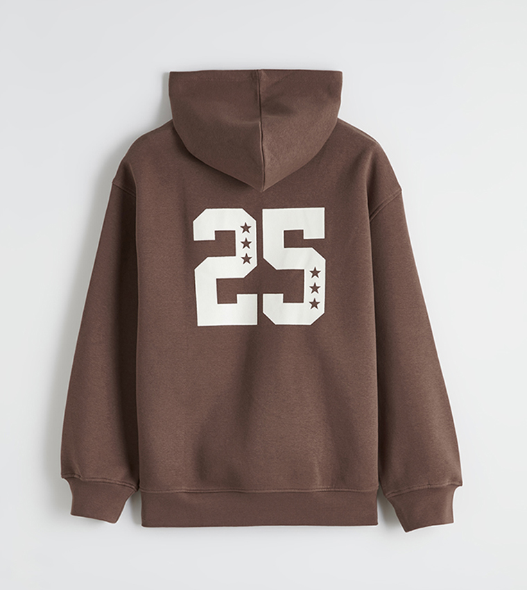 Printed Long Sleeves Hoodie